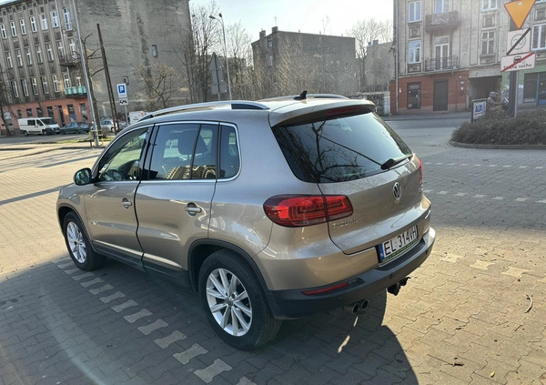 Volkswagen Tiguan cena 67900 przebieg: 147000, rok produkcji 2015 z Łódź małe 92